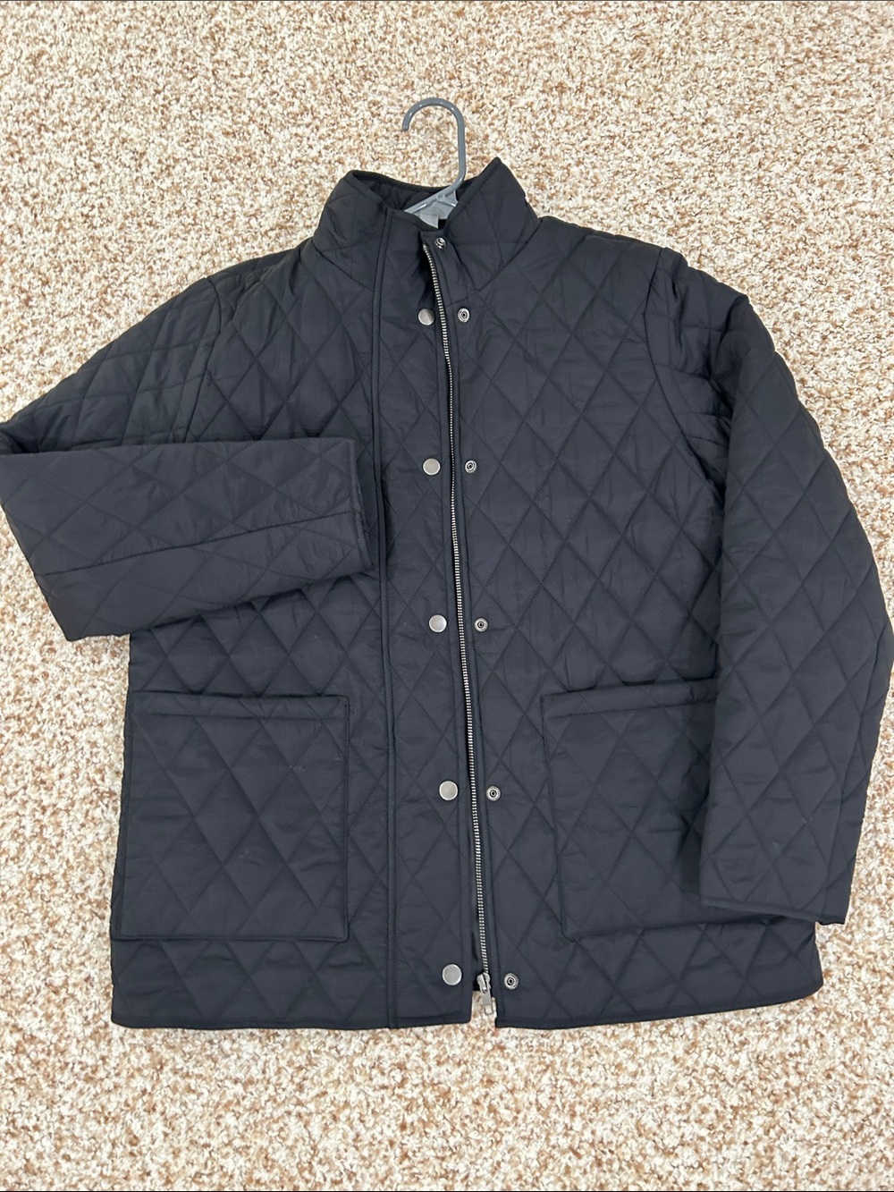 Style & Co. Black Quilted Puffer Jacket